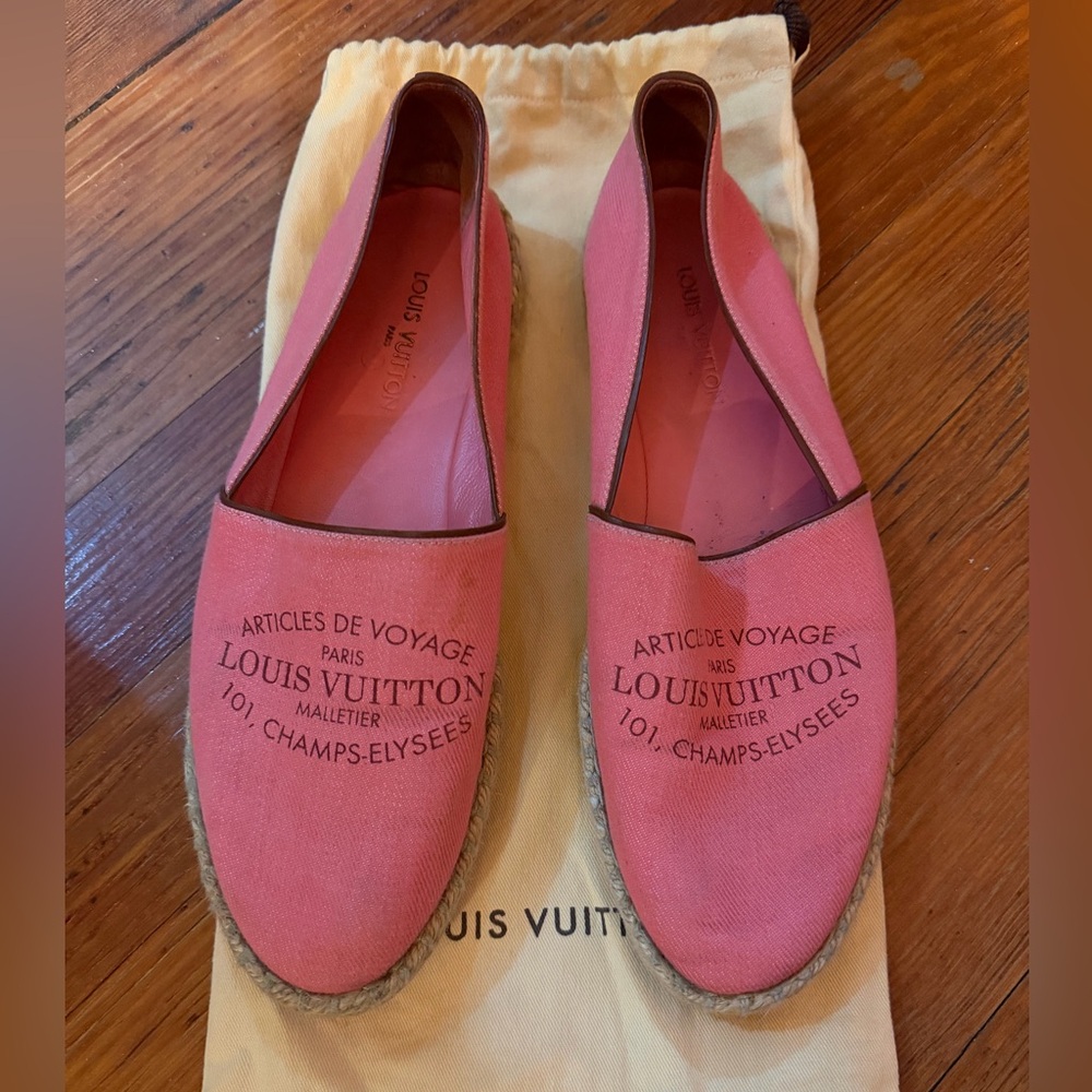 Authentic Louis Vuitton Coral Voyage Espadrilles for Women size 38.5 - Picture 2 of 4